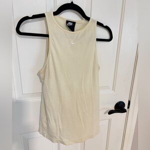 Nike Cream Sleeveless Tank Top